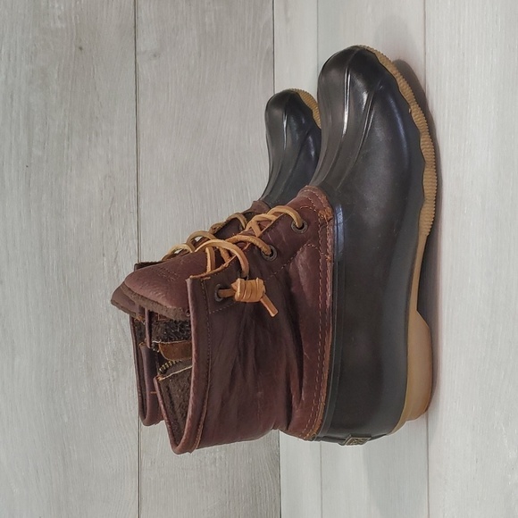 Sperry Womens Saltwater Duck Rubber Waterproof Boots shoes sz 7 - Picture 3 of 11